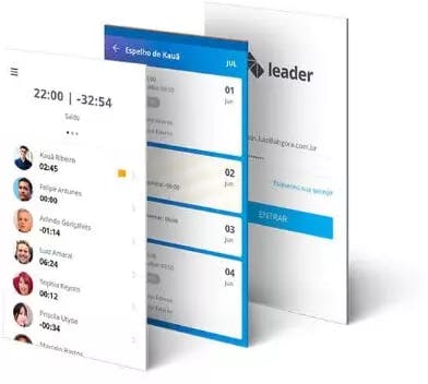 ahgora leader app screens